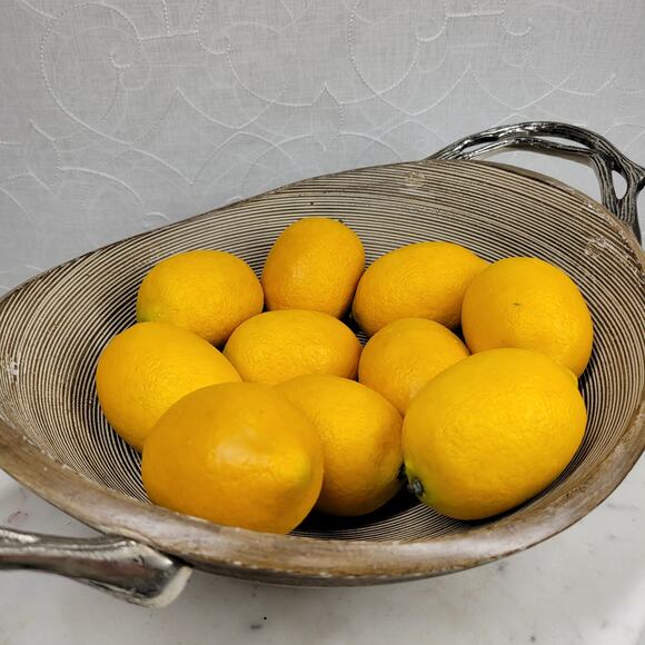 10 Pcs Life Like Artificial Lemon Large 3.5" Realistic Yellow Lemon - Picture 6 of 12